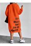 Women's Plus Size Its Okayy Printed Sweatshirt Dress / Tunic - 3