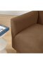 Lycra Stretch Elastic Flexible Square Pattern Armchair Single Seat Cover Sofa Cover (Light Brown) - 4