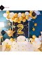 King Crowned - 2 Year Old Gold Chain Balloon Birthday Set - 2