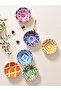 Morocco Set of 6 Ergonomic Tea Plates 12cm