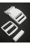 Paracord Pet Leash and Bag Clip White 20 mm (Set of 10) - 3
