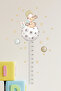 - Height Gauge - Pastel Retro One Little Prince Tale Children's Room Wall Sticker Set