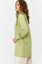 Woven Cotton Tunic with Green Shoulders and Ruffles at the Cuff TCTSS23UK00083 - 3