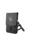 Licensed Shoulder Bag with Strap Magnet Cover 4G Pattern 4G Logo 5 Chamber Gray