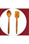 مجموعة ملاعق خشبية من خشب الزيتون - 2