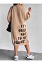 Women's Its Okay Printed Sweatshirt Dress / Tunic