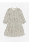 LCW Kids Crew Neck Floral Girl's Dress