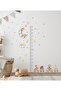 Cute Animals Themed Height Meter Kids Wall Mirror Sticker for Cabinet Door - 4