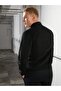 MEN'S BUTTONED BLACK GABARDIN JACKET - 3