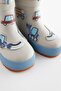 Gray Neutral Transportation Waterproof Children's Boots - 4