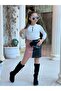 LEATHER SKIRT GIRL'S BOTTOM TOP SET - 2