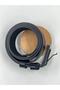 Men's Belt Black Genuine Leather 4 Cm Buckle Jeans Pants Belt - 6
