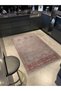 Powder Themed Traditional Motif Floral Patterned Creative Vintage Decorative Carpet 3008 - 2