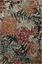 Multi-Colored Leaf and Flower Rose Pattern Creative Modern Decorative Carpet 3013
