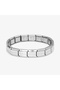 Italian Charm Patterned Steel Elastic Bracelet - 3