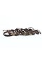 Set of 2 12Pcs Infinity Tree of Life Leaf Genuine Leather Bracelet with Ancient Bronze Figure - 5