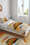 Hippie Vosvos Patterned Single Baby Kids Bedding Set - 2