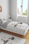 Ballerina and Swan Patterned Single Baby Kids Bedding Set - 2