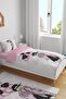 Blonde Pink Balloon Young Girl Patterned Single Baby Kids Bedding Set - 2
