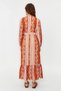 Tile Patterned Half Patch Woven Dress TCTSS23EB00366 - 6