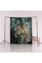 Green Themed Multicolored Abstract Patterned Modern Decorative Carpet 2975 - 5