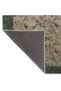 Green Beige Themed Flower Rose Patterned Creative Modern Decorative Carpet 2973 - 4