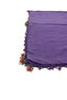 Set of 5 Cotton Handcrafted Cherry Embroidered Beaded Scarf Gift Writing 100x100cm Wholesale - 2