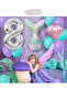 Mermaid Tail Seashell 102cm Silver Number Balloon Mermaid Mermaid Concept Balloon Set - 4