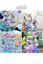 Mermaid Tail Seashell 102cm Silver Number Balloon Mermaid Mermaid Concept Balloon Set - 6