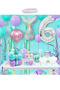 Mermaid Tail Seashell 102cm Silver Number Balloon Mermaid Mermaid Concept Balloon Set - 5