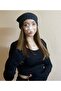 Women's Winter Gathered Beret - Valentine's Day Gift