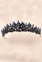 Crystal Rhinestone Bridal Wedding Crown Princess Crown for Special Day and Parties Blue - 2