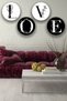 4-Piece Love Dear Wooden Painting Model, Home, Living Room, Bedroom Wall Decoration, Stylish Painting Set
