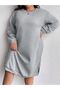 Women's Its Okayy Printed Sweatshirt Dress / Tunic - 4