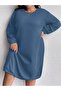 Women's Its Okayy Printed Sweatshirt Dress / Tunic - 2