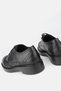 WOMEN'S BLACK GENUINE NATURAL LEATHER OXFORD SHOES, NUMBER 36-41 - 4