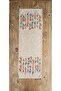Jute Fabric Printed 6-Person American Service Set / Runner + 6Pcs. Jute Fabric Spoon Holder Beige - 3