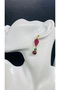 Handmade Design Glass Bead Patina Women Earrings - 2