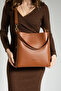 Women's Tan Shoulder and Crossbody Bag - 2