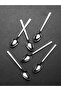 12pcs Stainless Steel Teaspoons Coffee Honey Milk Spoons Kitchen Spoons 11cm - 3
