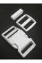 Paracord Pet Leash and Bag Clip White 20 mm (Set of 10)