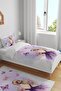 Rose Butterfly Girl Patterned Single Baby Kids Bedding Set - 2