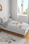 Flying Adventurer Animals Patterned Single Baby Kids Bedding Set - 2