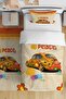 Hippie Vosvos Patterned Single Baby Kids Bedding Set