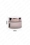 50ml frosted color cream jar glass cream box with shiny silver color lid 50cc glass jar 6pcs - 3