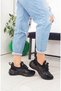 Black Color Lace-up Parachute Material Women's Sports Shoes - 3