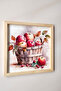 طاولة MDF بإطار خشبي من Apple Basket