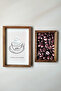 Coffee Beans, Coffee and Cream Wooden Framed Painting Set