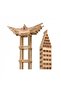 Redcity Wooden City Blocks - 5