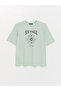 Crew Neck Printed Short Sleeve Oversize Women's Tunic - 6